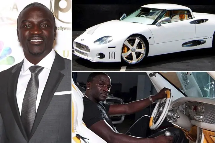 Akon – Spyker C8, estimado en $ 350 000