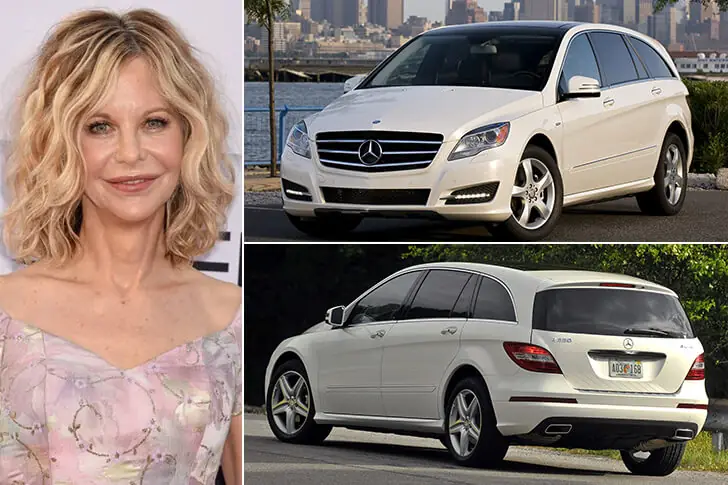 Meg Ryan – Mercedes-Benz R-Class, Estimated $25K