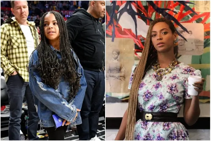 Blue Ivy and Beyonce