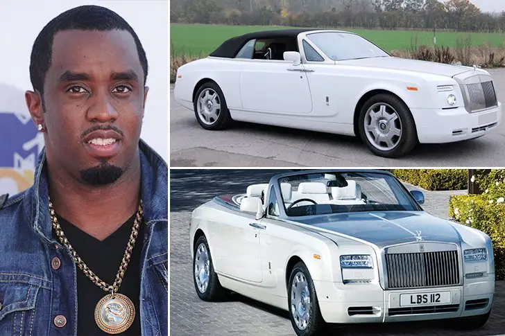 P.Diddy –  Rolls Royce Phantom Drophead Coupe , Estimated $440K