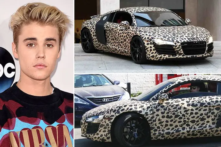 Justin Bieber – Audi R8, Estimated $250K