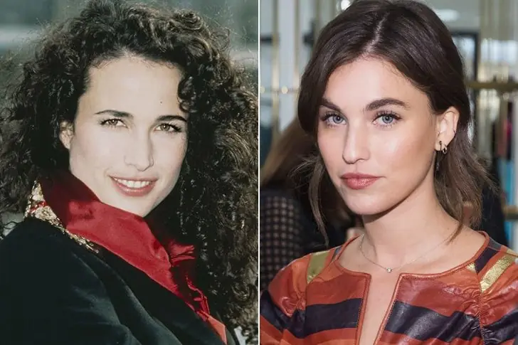 Rainey Qualley and Andie MacDowell