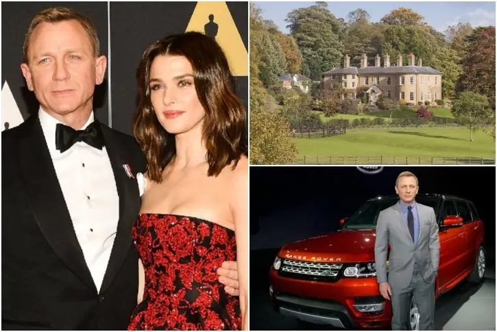 Daniel Craig & Rachel Weisz — Est. $125 Million