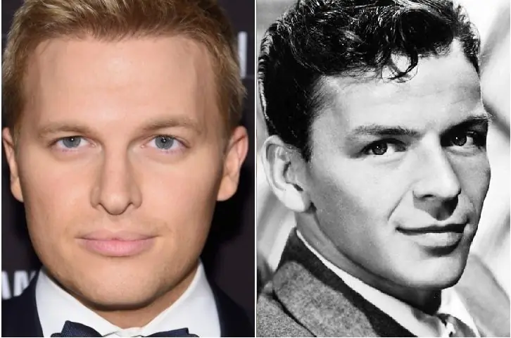 Ronan Farrow and Frank Sinatra