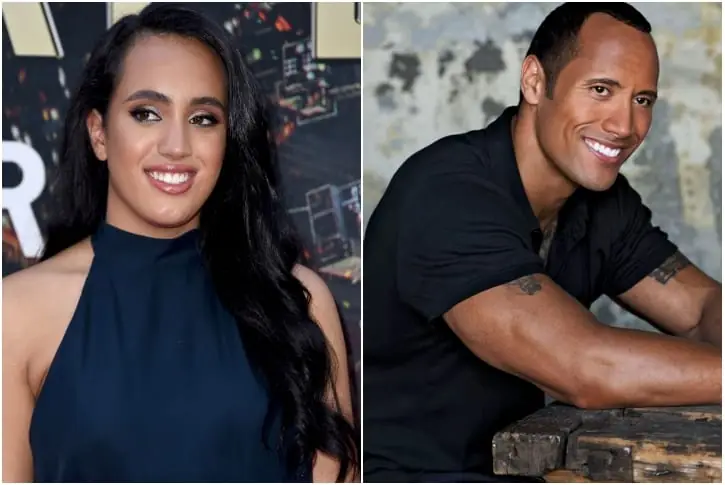 Simone Alexandra Johnson and Dwayne “The Rock” Johnson