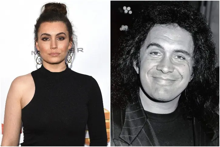 Sophie Simmons and Gene Simmons