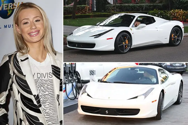 Iggy Azalea – Ferrari 458 Italia, Estimated $225K