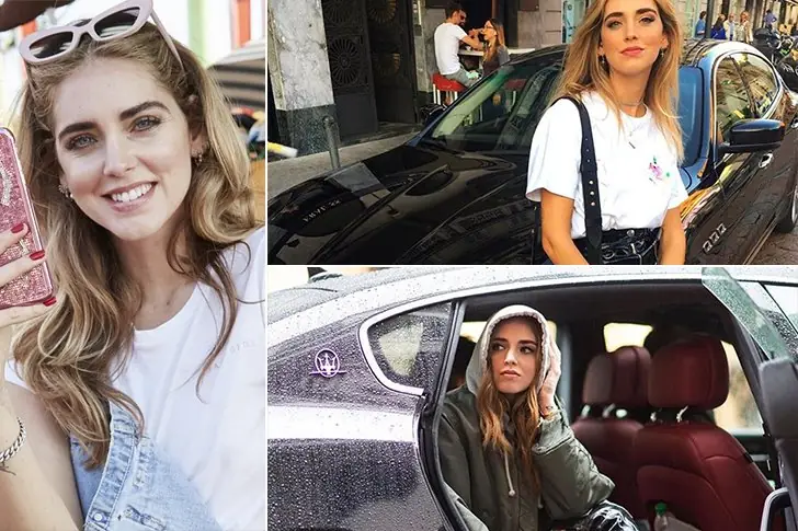 Chiara Ferragni – Maserati, aproximadamente $100mil