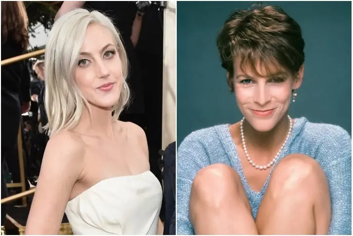 Annie Guest and Jamie Lee Curtis