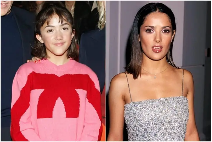 Valentina Pinault and Salma Hayek