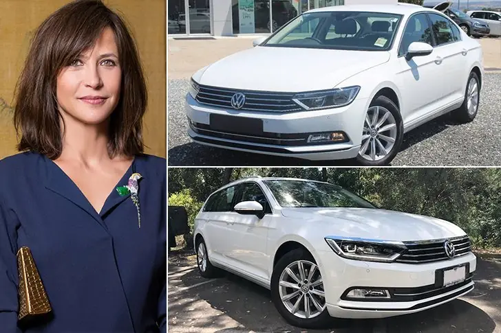 Sophie Marceau – une Volkswagen Passat