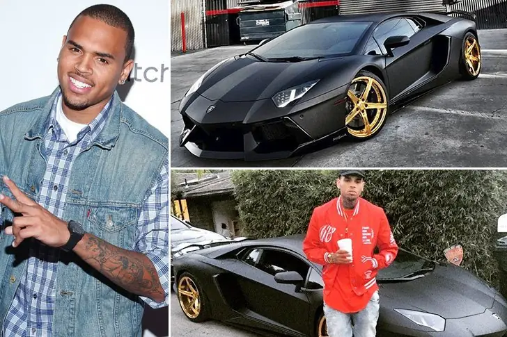 Chris Brown – Lamborghini Aventador, Estimated $450K