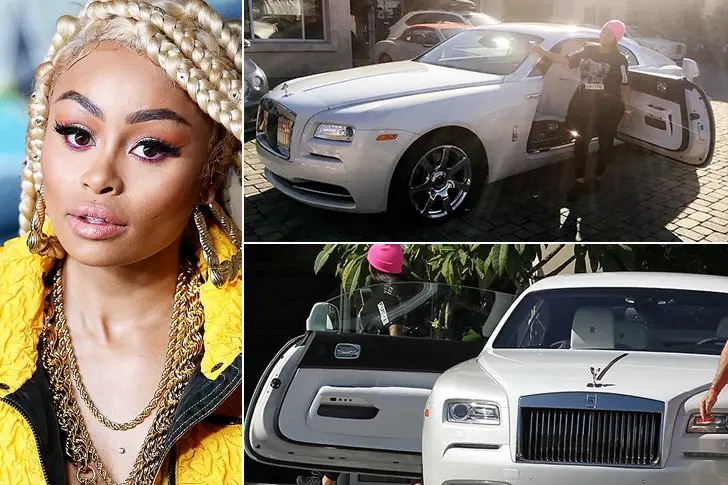 Blac Chyna – Rolls-Royce Wraith, avaliado em US$ 400 mil