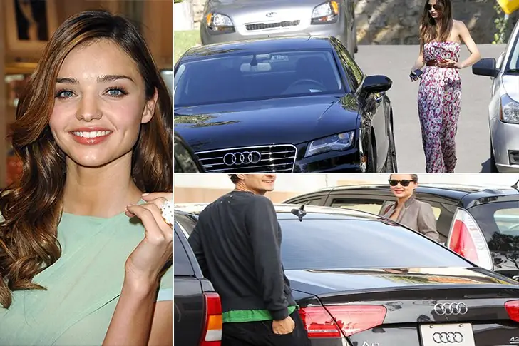 Miranda Kerr – Audi A8, Estimated $100K