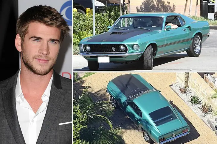 Liam Hemsworth – 1969 Ford Mustang, Estimated $85K