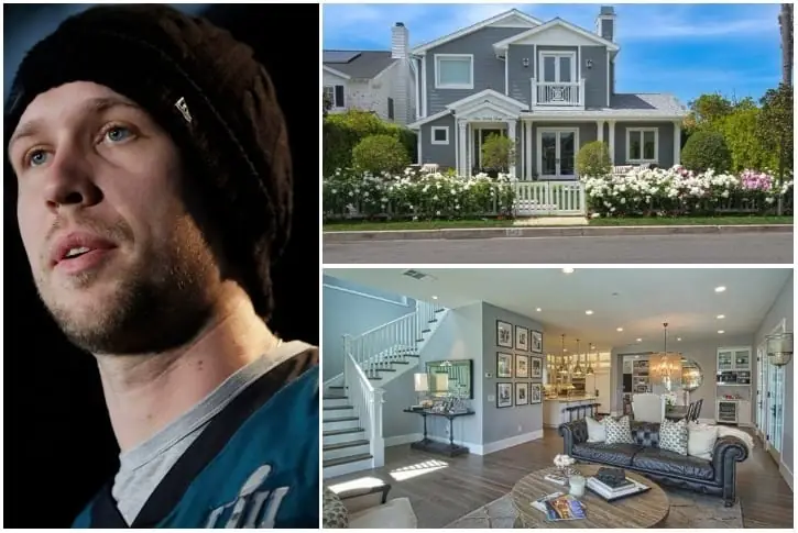 Nick Foles – $2.7 million, Newport Beach, Custom Designed House