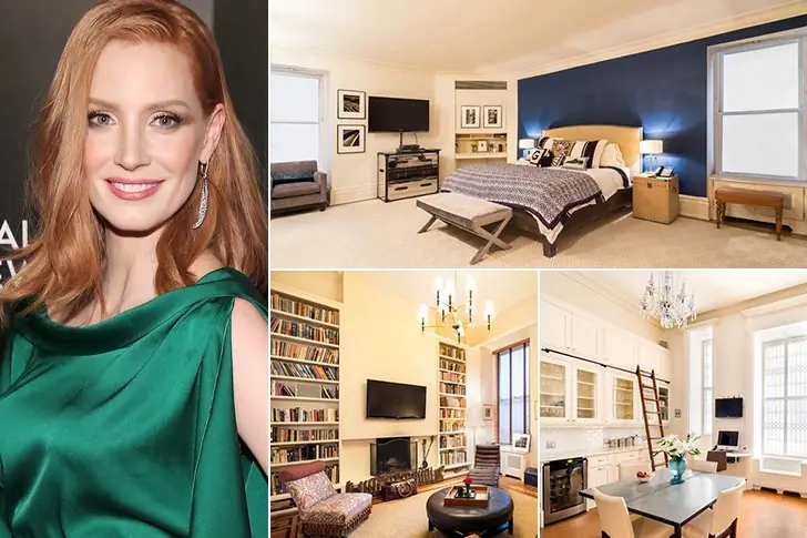 Jessica Chastain – Estimated $5.1 Million, New York