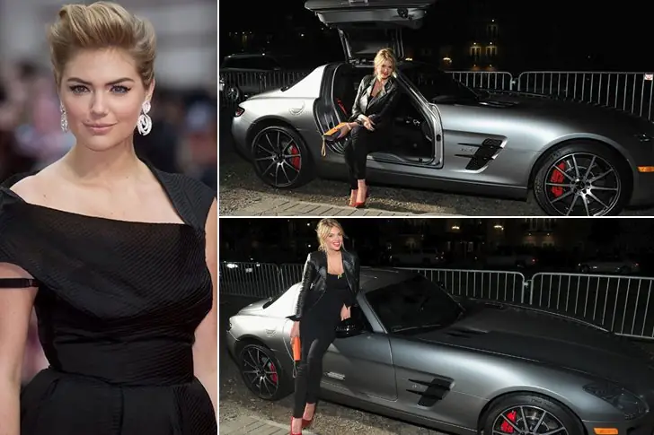 Kate Upton – Mercedes-Benz SLS 6.3 AMG, Estimated $248K