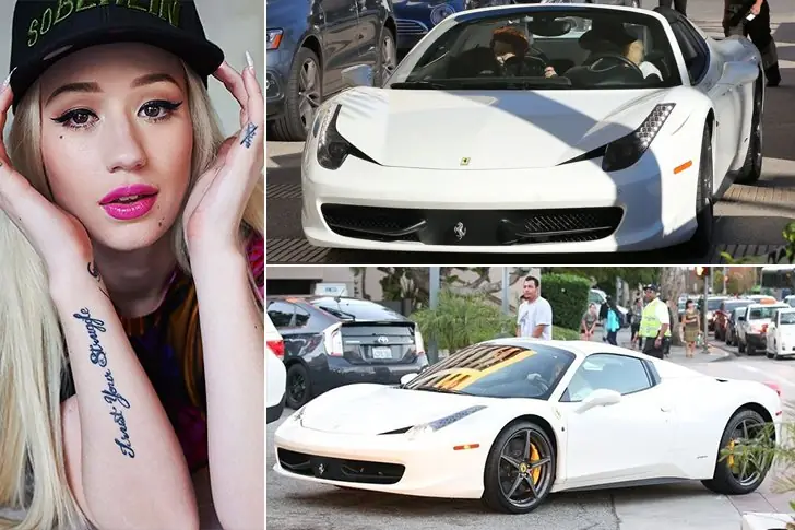 Iggy Azalea – Ferrari 458 Italia, avaliado em US$ 225 mil