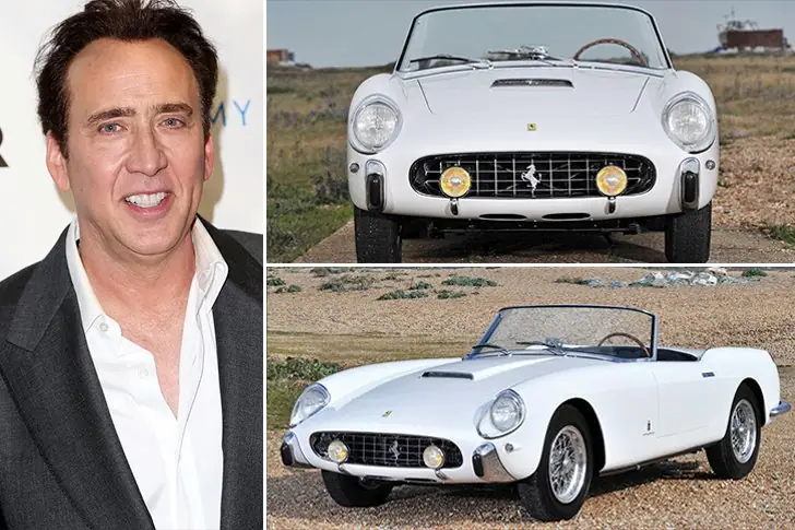 Nicolas Cage – Ferrari 250 GT Pininfarina de 1958, unos $3.6 millones