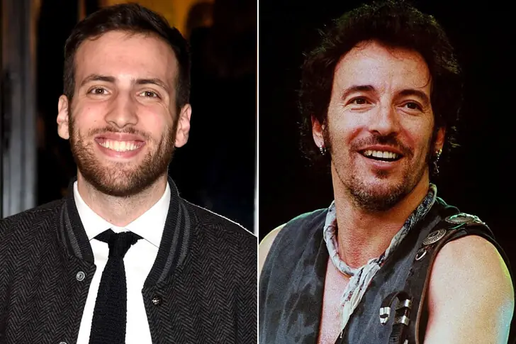 Evan Springsteen and Bruce Springsteen