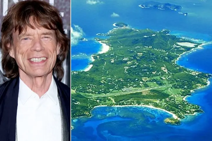 Mick Jagger – Stargroves, Mustique Island, £55K