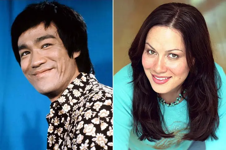 Bruce Lee and Shannon Lee