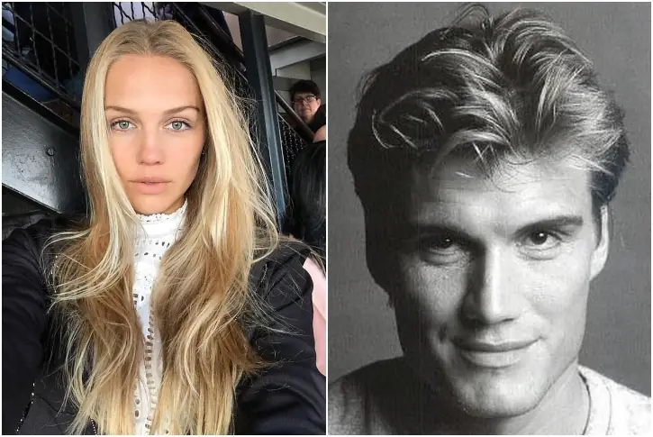 Ida Lundgren and Dolph Lundgren