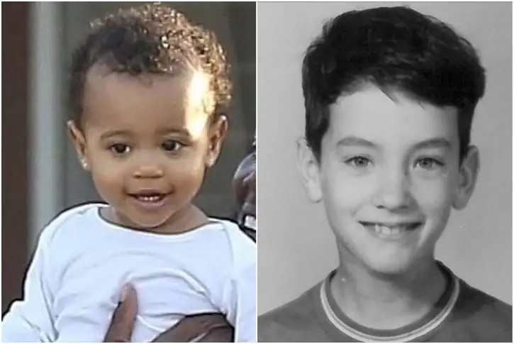 Michaiah Hanks and Tom Hanks
