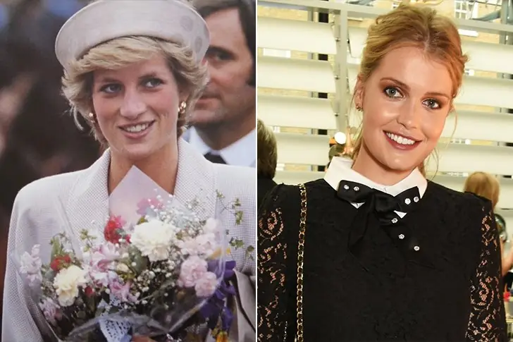 Lady Kitty Spencer and Princess Diana